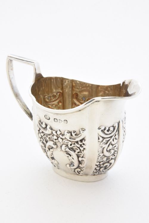 fig 3. Victorian Solid Silver Jug - Florence Warden 1897