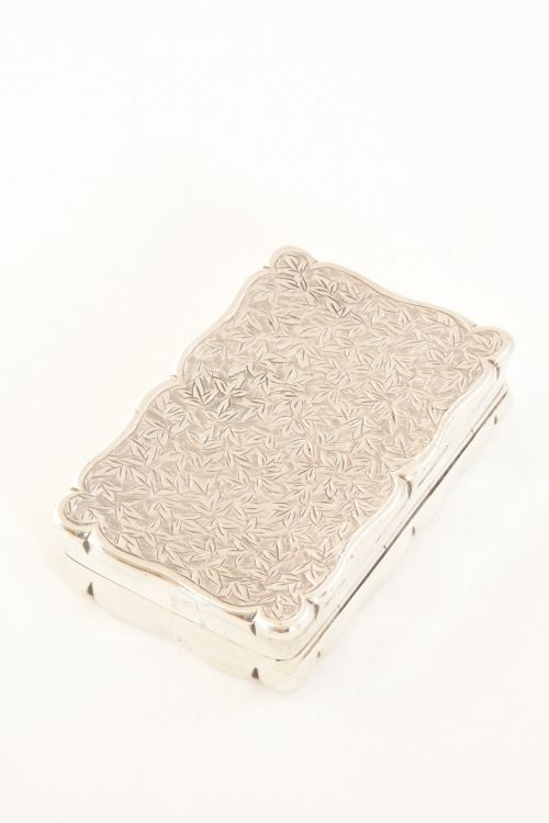 fig 2. Edwardian Solid Silver Snuff Box 1903