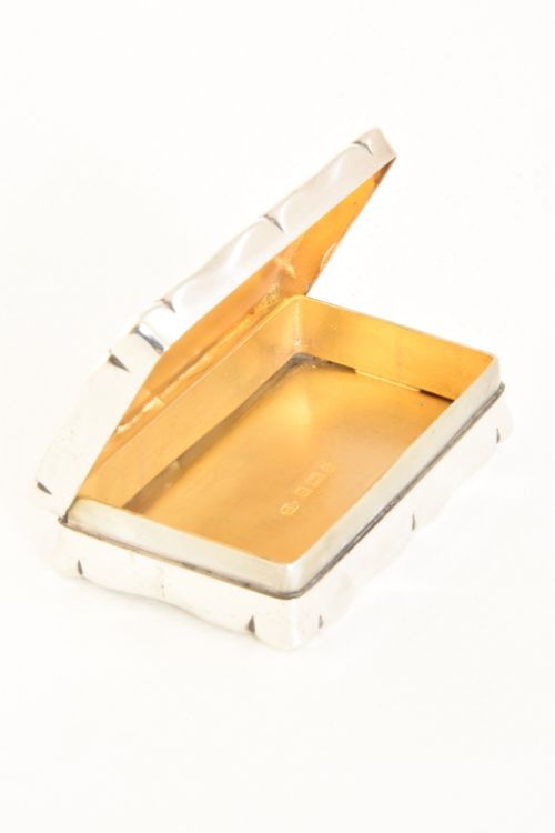 fig 3. Edwardian Solid Silver Snuff Box 1903