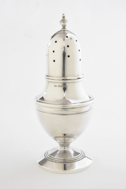 Solid Silver Sugar Shaker / Caster – 1922
