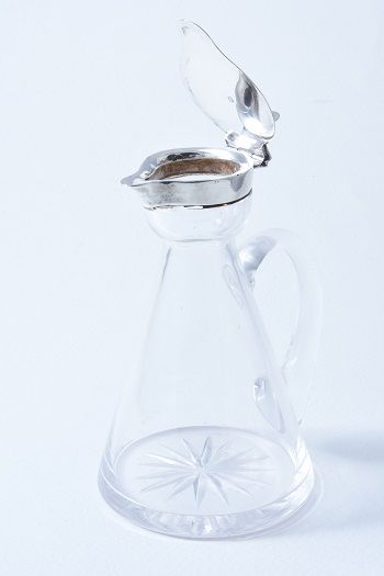 Edwardian Silver Mounted Whisky Noggin 1908