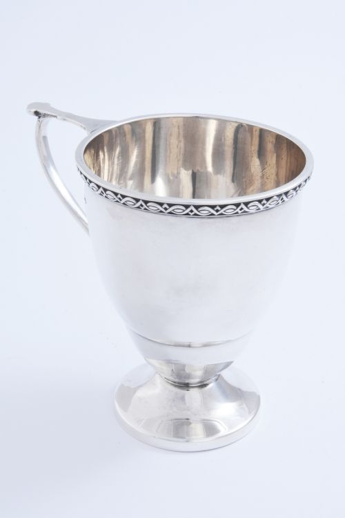 fig 1. Solid Silver Art Nouveau Tankard 1898