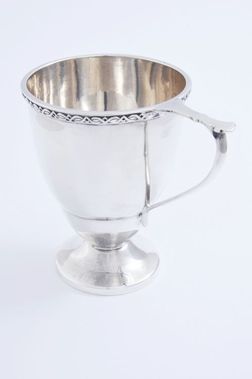 fig 3. Solid Silver Art Nouveau Tankard 1898