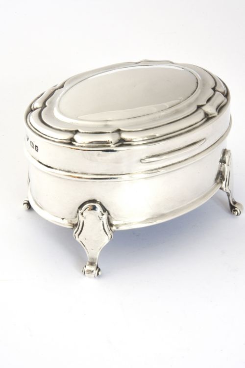 fig 3. Solid Silver Trinket Box 1920