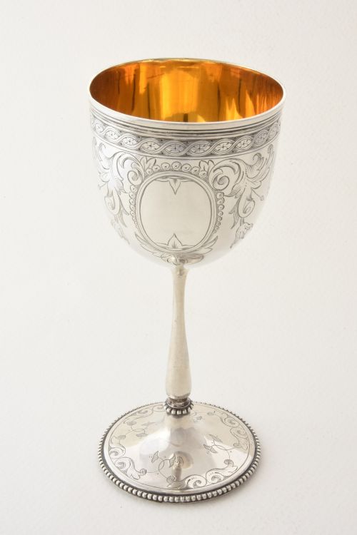 Victorian Silver Goblet 1863