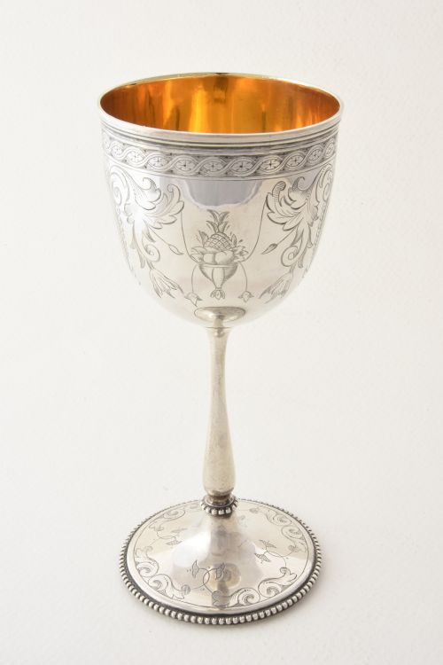 fig 1. Victorian Silver Goblet 1863