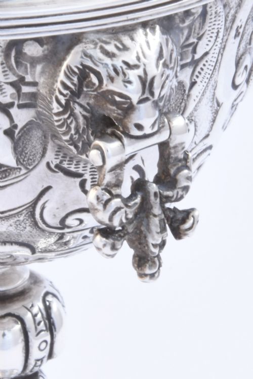 fig 5. Elizabethan Style Solid Silver Wine Goblet 1925