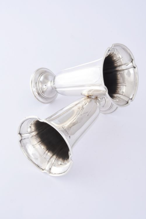 fig 3. Pair of Antique Silver Vases 1915