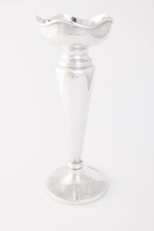 fig 1. Solid Silver Bud Vase 1916