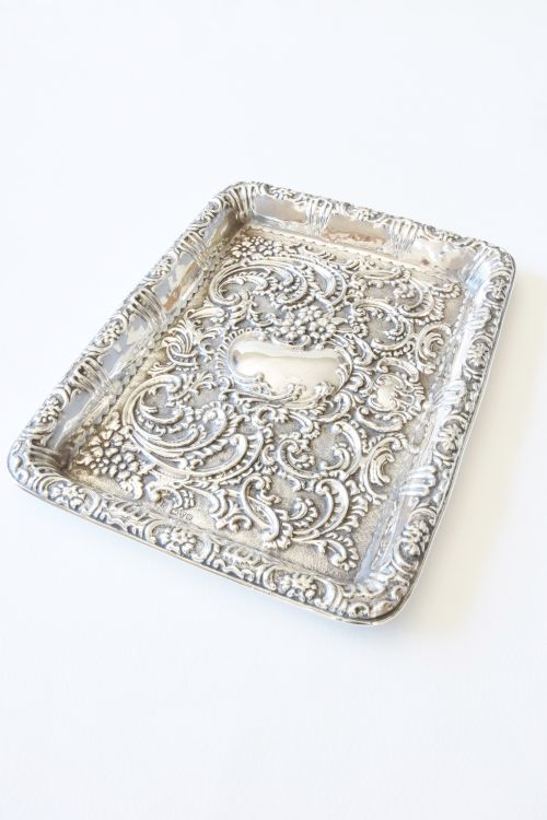 Sterling Silver Dressing Table Tray - Chester 1904