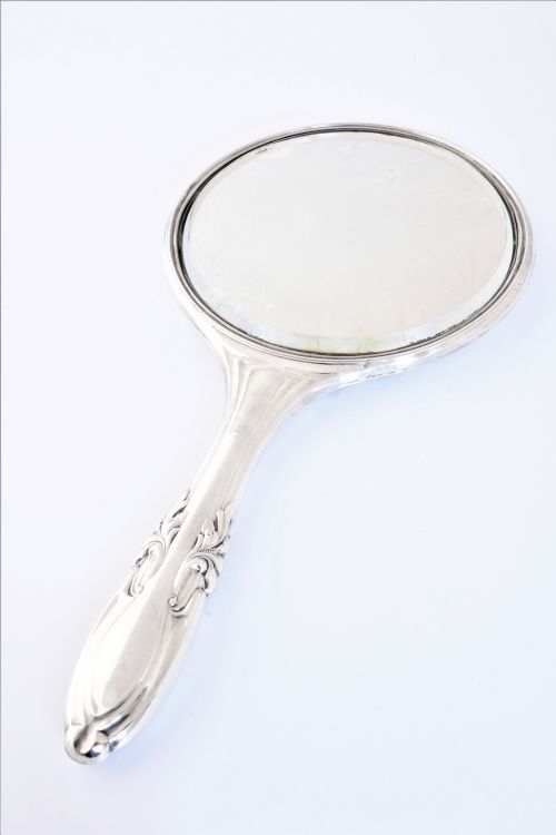 fig 2. Art Nouveau Silver Hand Mirror 1921