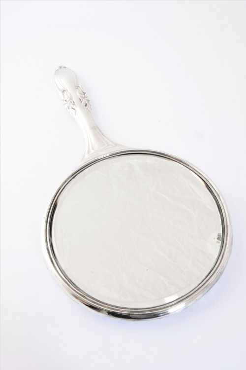 fig 4. Art Nouveau Silver Hand Mirror 1921