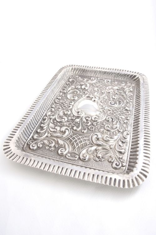 Edwardian Sterling Silver Dressing Table Tray 1905