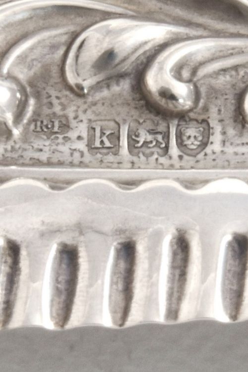 fig 4. Edwardian Sterling Silver Dressing Table Tray 1905