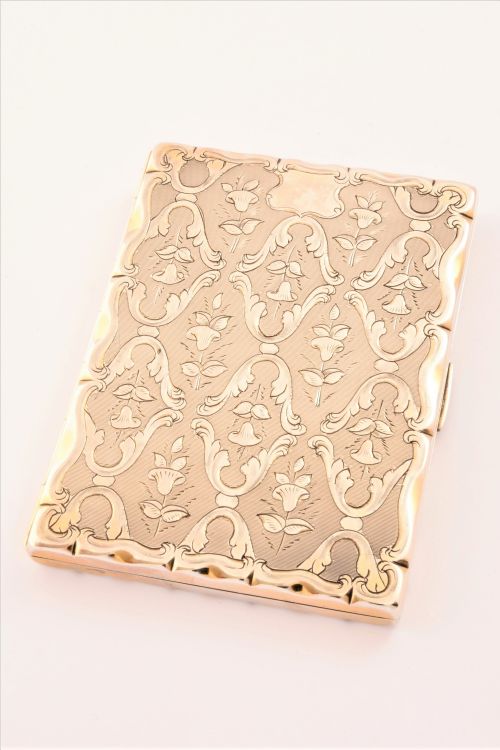 Antique Silver Card Case – Frederick Marson 1859