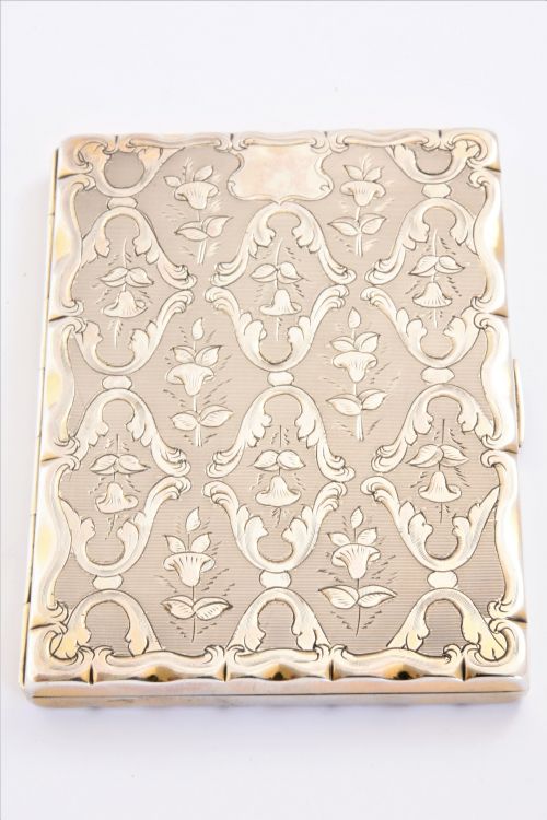 fig 4. Antique Silver Card Case – Frederick Marson 1859