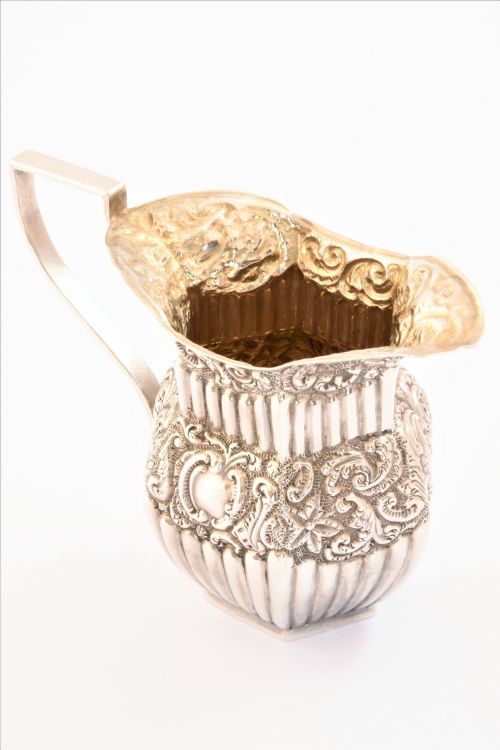 Antique Silver Cream Jug 1894