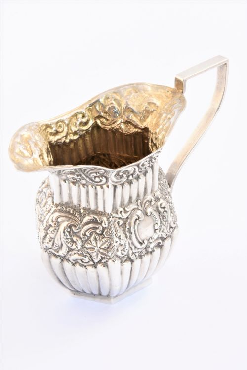 fig 1. Antique Silver Cream Jug 1894