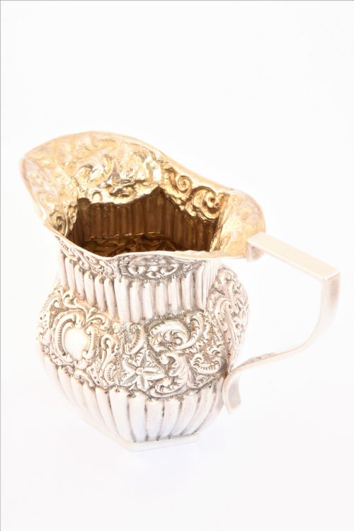 fig 3. Antique Silver Cream Jug 1894