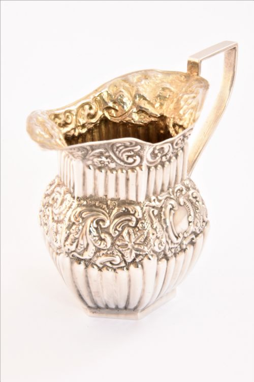 fig 4. Antique Silver Cream Jug 1894