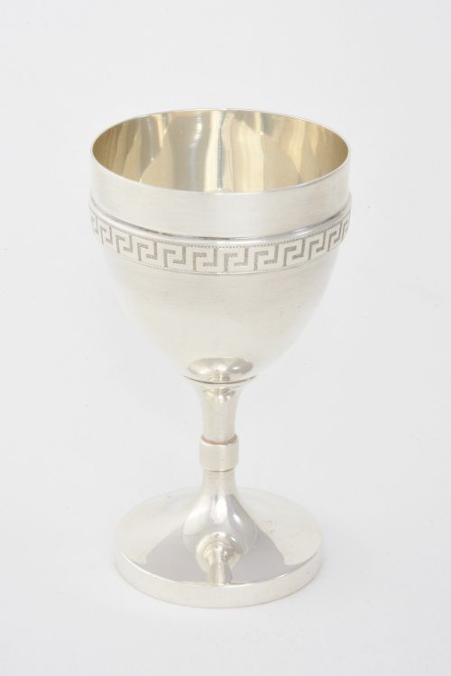 fig 1. Antique Silver Egg Cup 1913