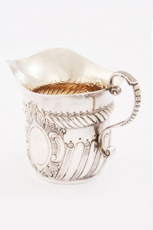 fig 3. Victorian Scottish Silver Cream Jug – Edinburgh 1898
