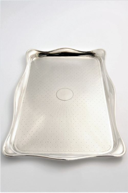 fig 2. Large Antique Silver Tray 1920