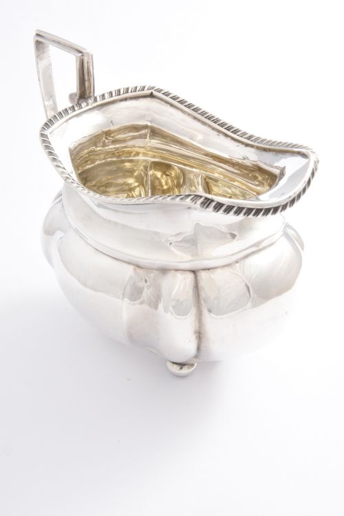 fig 1. Victorian Antique Silver Cream Jug – Chester 1899