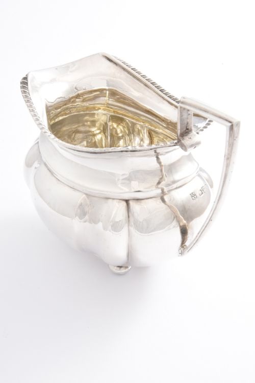 fig 2. Victorian Antique Silver Cream Jug – Chester 1899