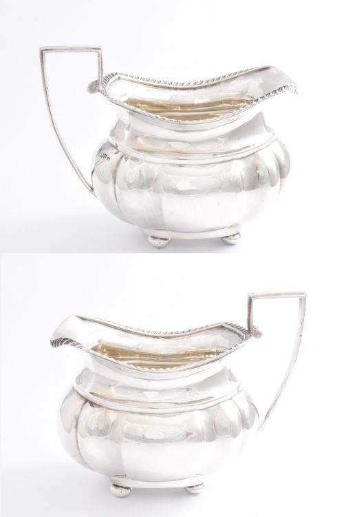 fig 3. Victorian Antique Silver Cream Jug – Chester 1899