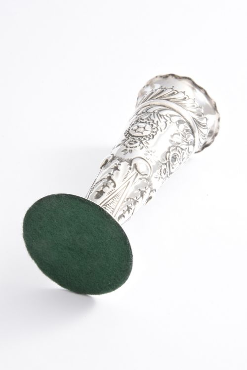 fig 3. Victorian Antique Silver Posy Vase 1896