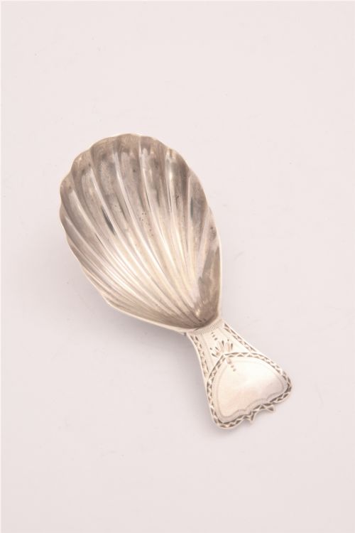 George III Antique Silver Caddy Spoon 1792