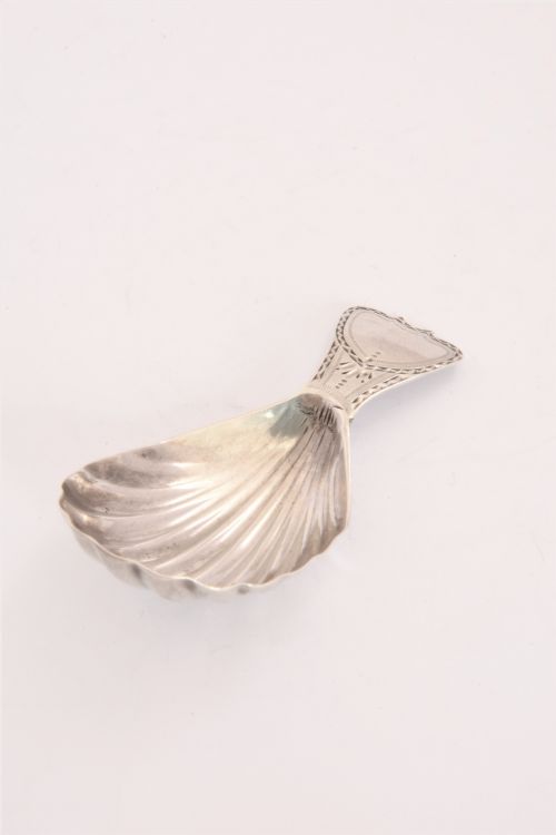 fig 1. George III Antique Silver Caddy Spoon 1792