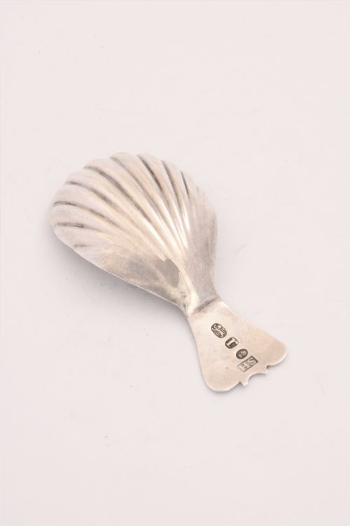 fig 2. George III Antique Silver Caddy Spoon 1792