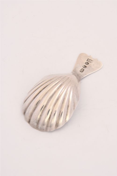 fig 3. George III Antique Silver Caddy Spoon 1792