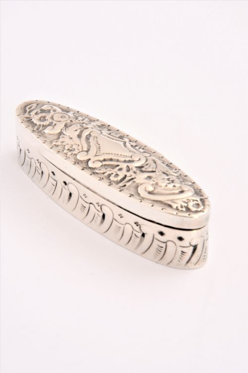 fig 1. Victorian Sterling Silver Trinket Box 1895