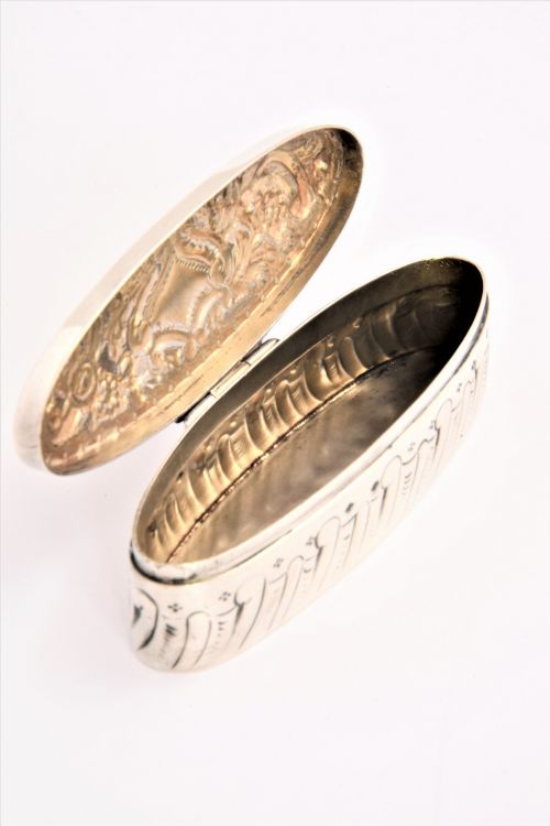 fig 3. Victorian Sterling Silver Trinket Box 1895