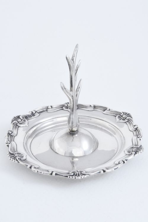 fig 1. Edwardian Sterling Silver Ring Tree 1907