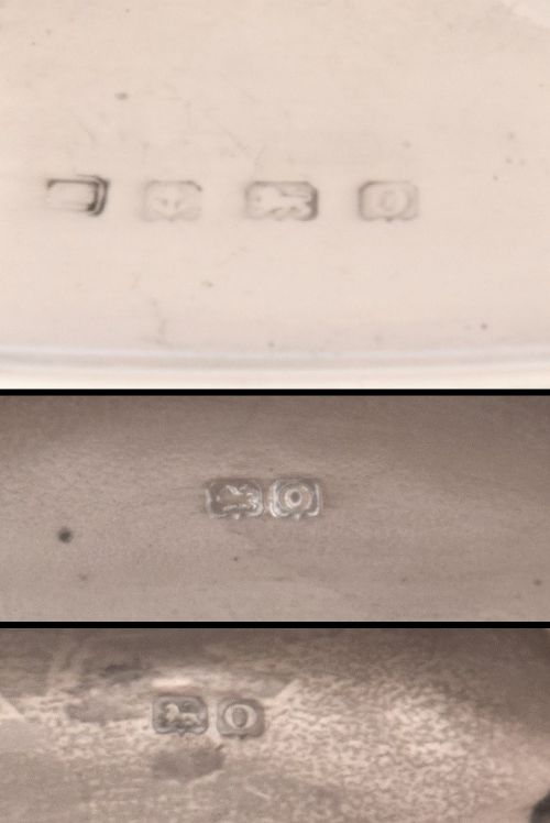 fig 4. Solid Silver Double Inkwell & Stand 1913