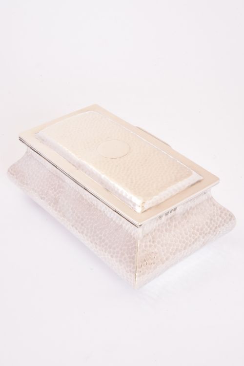 fig 1. Edwardian Antique Silver Tea Caddy – Chester 1910