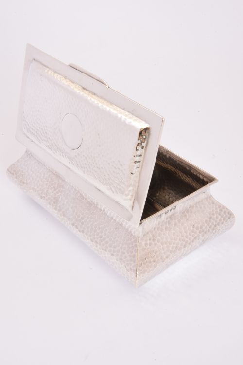 fig 3. Edwardian Antique Silver Tea Caddy – Chester 1910