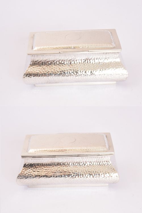 fig 4. Edwardian Antique Silver Tea Caddy – Chester 1910