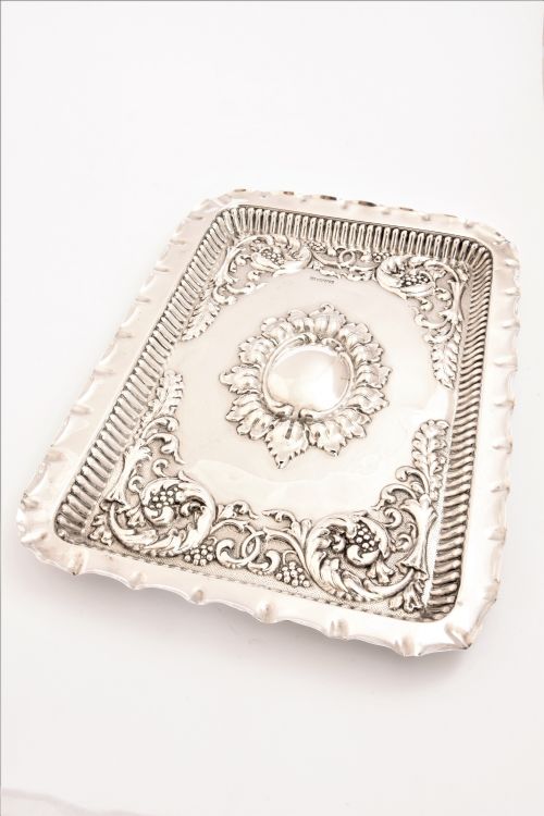 fig 2. Edwardian Silver Dressing Table Tray – Chester 1908