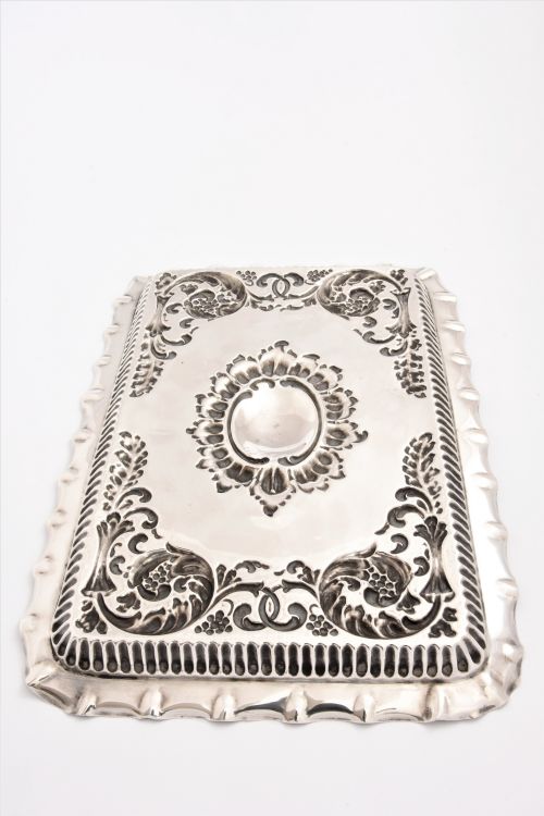 fig 4. Edwardian Silver Dressing Table Tray – Chester 1908