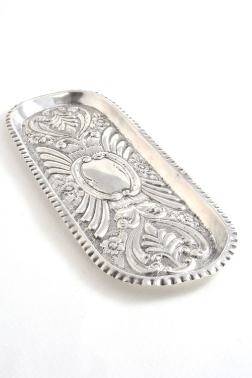 Victorian Antique Silver Pen Tray - Chester 1901