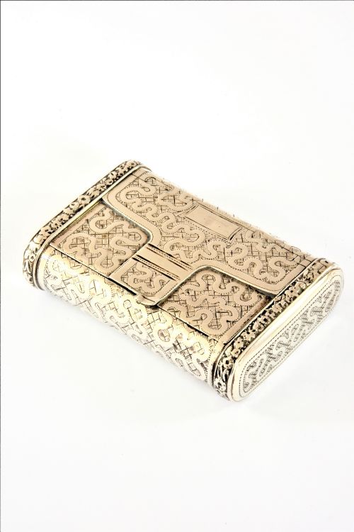 fig 1. Rare George IV Silver Snuff Box – John Shaw 1820
