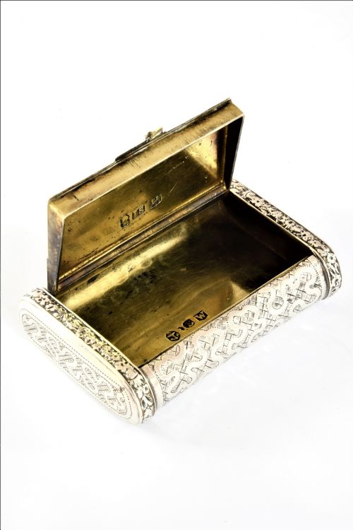 fig 4. Rare George IV Silver Snuff Box – John Shaw 1820