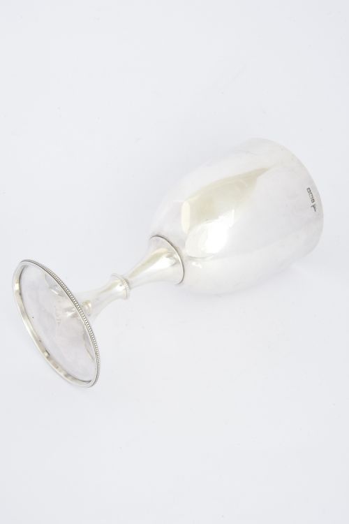 fig 3. Edwardian Antique Silver Goblet 1903