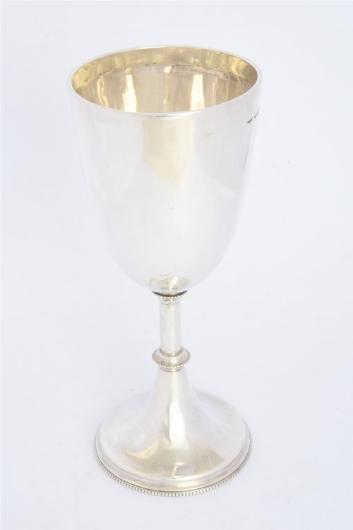 Edwardian Antique Silver Goblet – Mappin & Web 1904