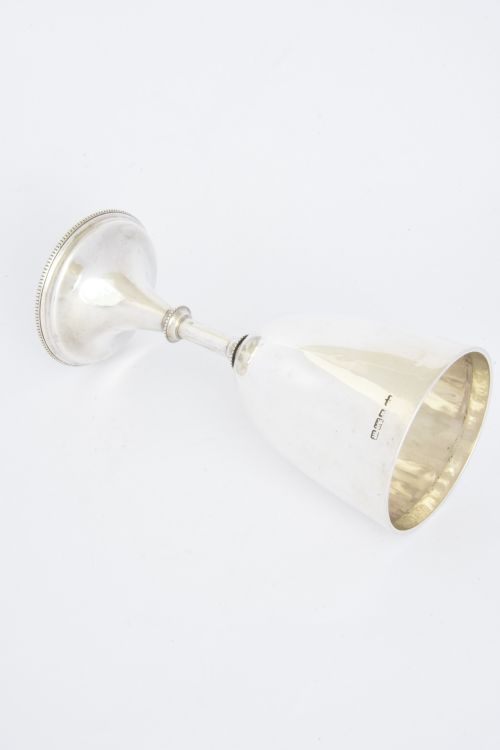 fig 2. Edwardian Antique Silver Goblet – Mappin & Web 1904